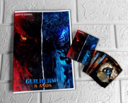 Álbum de Figurinhas Godzilla x King Kong
