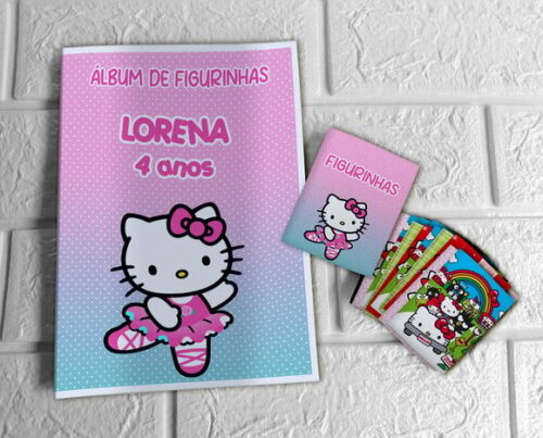 Álbum de Figurinhas Hello Kitty