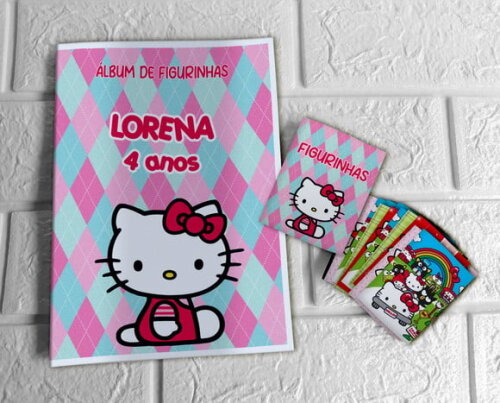 Álbum de Figurinhas Hello Kitty