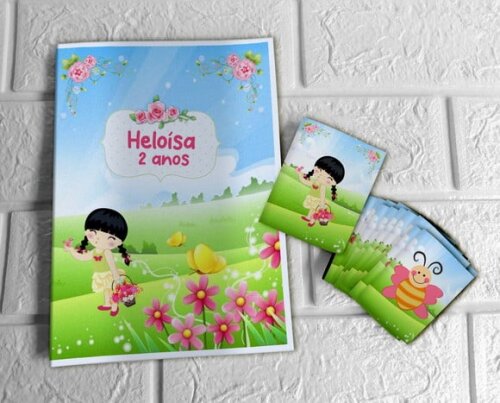 Álbum de Figurinhas Jardim Encantado