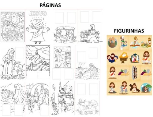 Álbum de Figurinhas Jesus