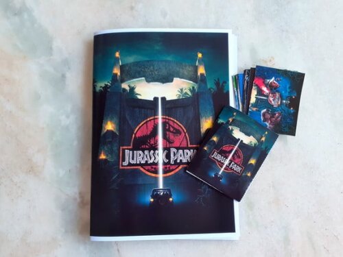 Álbum de Figurinhas Jurassic Park