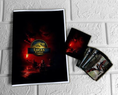 Álbum de Figurinhas Jurassic World Recomeço