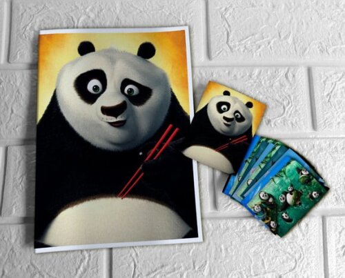 Álbum de Figurinhas Kung Fu Panda