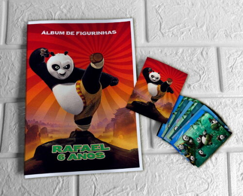Álbum de Figurinhas Kung Fu Panda