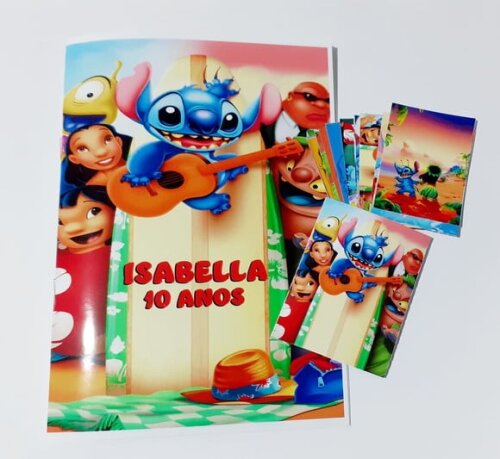 Álbum de Figurinhas Lilo e Stitch