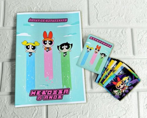 Álbum de Figurinhas Meninas Super Poderosas