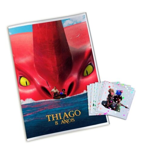 Álbum de Figurinhas Metalizadas a Fera do Mar