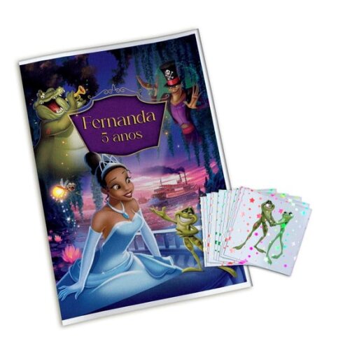 Álbum de Figurinhas Metalizadas a Princesa e o Sapo