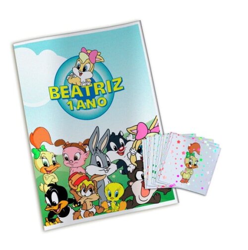 Álbum de Figurinhas Metalizadas Baby Looney Tunes