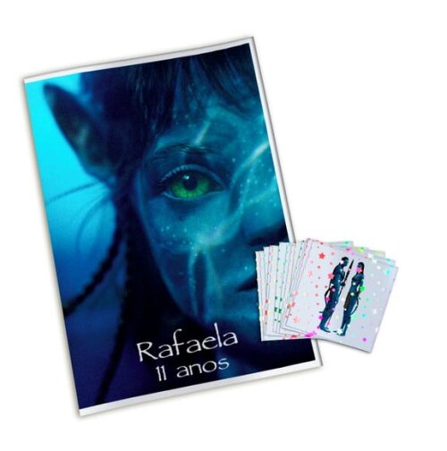 Álbum de Figurinhas Metalizadas Avatar