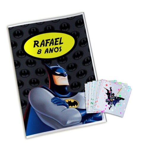 Álbum de Figurinhas Metalizadas Batman