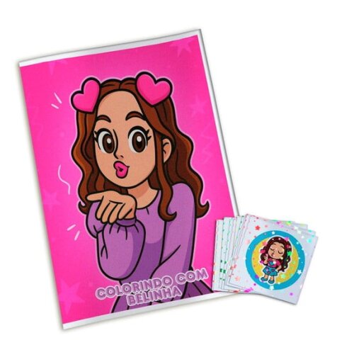 Álbum de Figurinhas Metalizadas Belinha