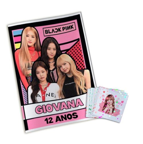 Álbum de Figurinhas Metalizadas Blackpink