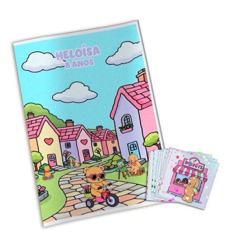 Álbum de Figurinhas Metalizadas Bobbie Goods