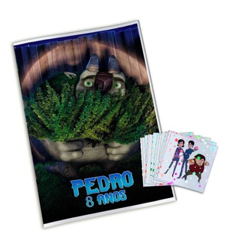 Álbum de Figurinhas Metalizadas Caçadores de Trolls