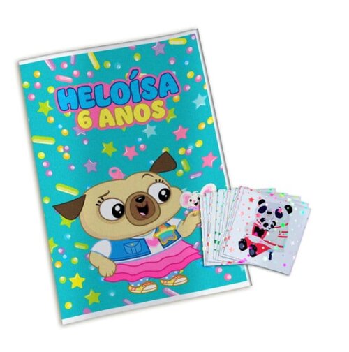 Álbum de Figurinhas Metalizadas Chip e Potato