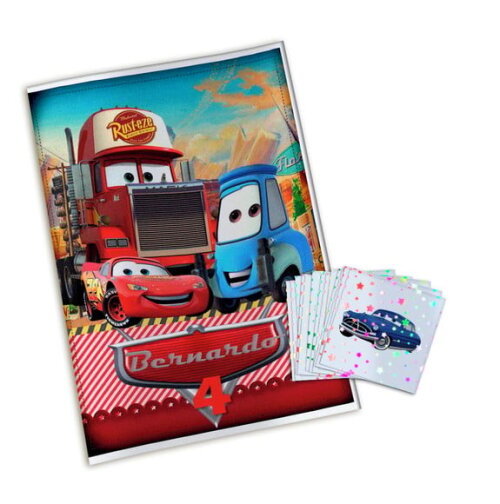 Álbum de Figurinhas Metalizadas Carros