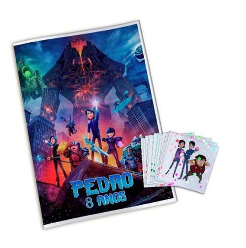 Álbum de Figurinhas Metalizadas Caçadores de Trolls