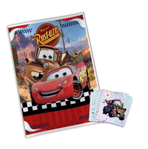 Álbum de Figurinhas Metalizadas Carros