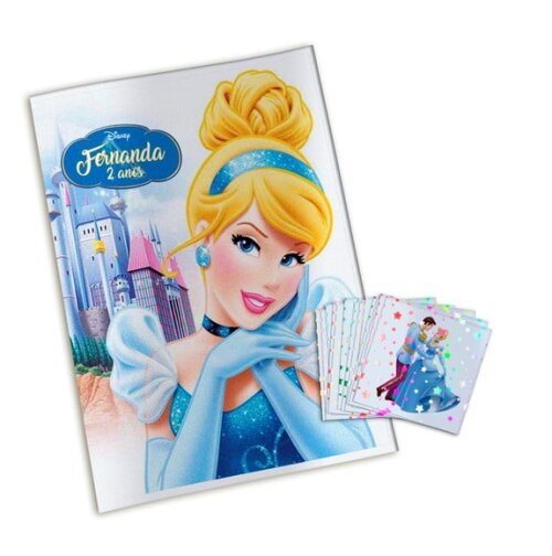 Álbum de Figurinhas Metalizadas Cinderela