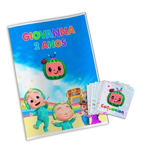 Álbum de Figurinhas Metalizadas Cocomelon