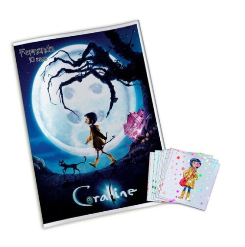 Álbum de Figurinhas Metalizadas Coraline