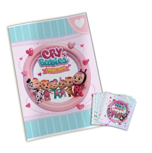 Álbum de Figurinhas Metalizadas Cry Babies Magic Tears