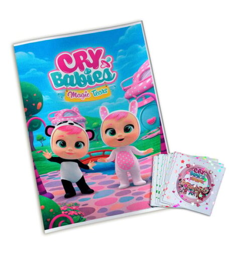 Álbum de Figurinhas Metalizadas Cry Babies Magic Tears