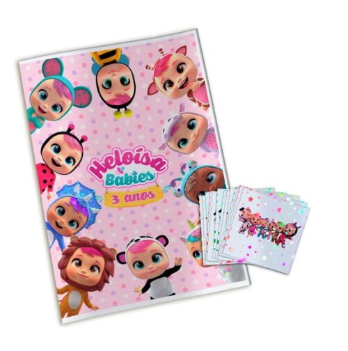 Álbum de Figurinhas Metalizadas Cry Babies Magic Tears
