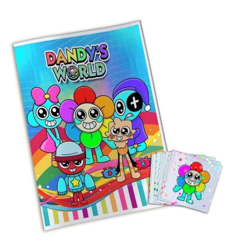 Álbum de Figurinhas Metalizadas Dandy's World