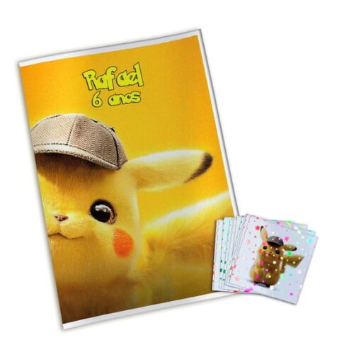 Álbum de Figurinhas Metalizadas Detetive Pikachu