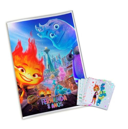Álbum de Figurinhas Metalizadas Elementos