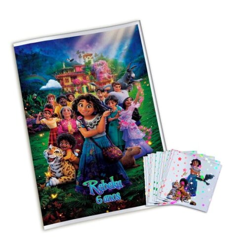 Álbum de Figurinhas Metalizadas Encanto