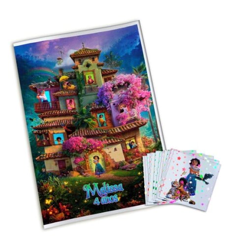 Álbum de Figurinhas Metalizadas Encanto