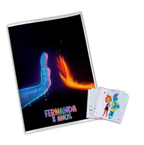 Álbum de Figurinhas Metalizadas Elementos