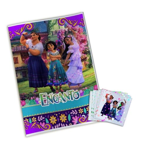Álbum de Figurinhas Metalizadas Encanto