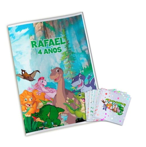 Álbum de Figurinhas Metalizadas em Busca do Vale Encantado