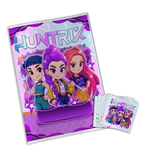 Álbum de Figurinhas Metalizadas Guerreiras do K-pop