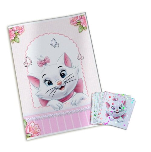 Álbum de Figurinhas Metalizadas Gatinha Marie