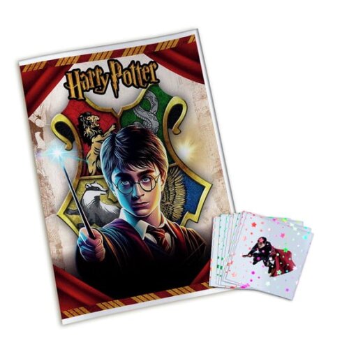 Álbum de Figurinhas Metalizadas Harry Potter