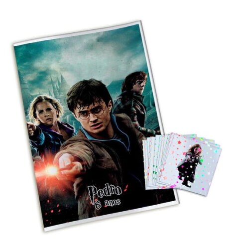 Álbum de Figurinhas Metalizadas Harry Potter
