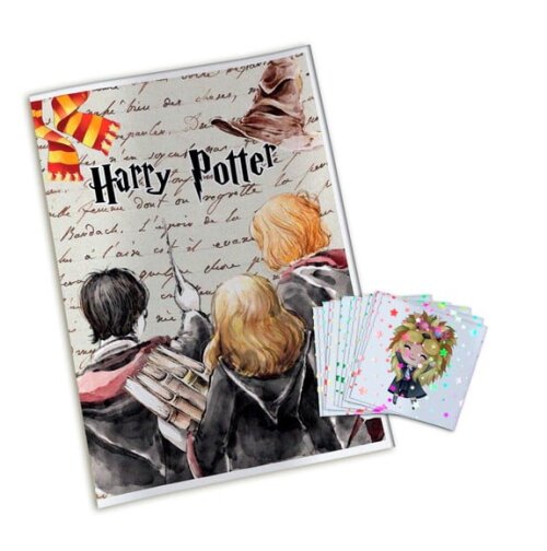 Álbum de Figurinhas Metalizadas Harry Potter