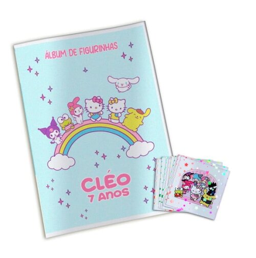 Álbum de Figurinhas Metalizadas Hello Kitty