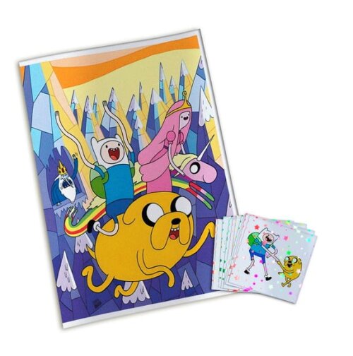 Álbum de Figurinhas Metalizadas Hora de Aventura