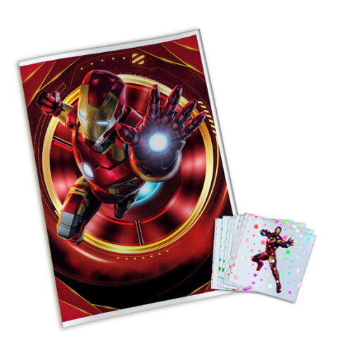 Álbum de Figurinhas Metalizadas Homem de Ferro