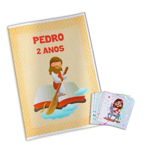 Álbum de Figurinhas Metalizadas Jesus