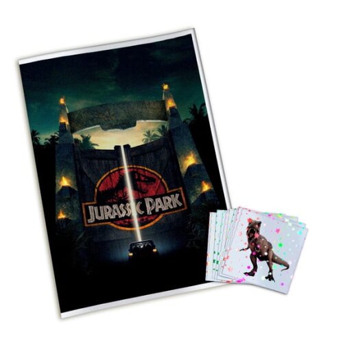 Álbum de Figurinhas Metalizadas Jurassic Park
