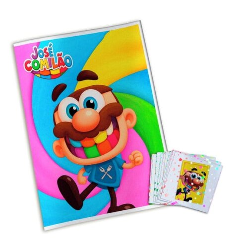 Álbum de Figurinhas Metalizadas José Comilão