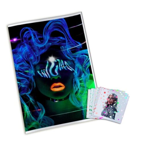 Álbum de Figurinhas Metalizadas Lady Gaga
